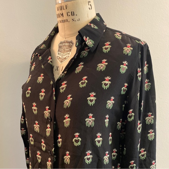 Sz. S Celia Birtwell X Uniqlo Blouse - Picture 4 of 9